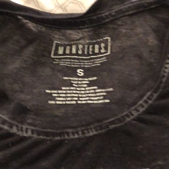 Monsters super soft burnout muscle tank top Sz S - perfect for Halloween!🎃 - Picture 3 of 3